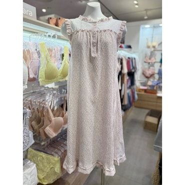 barbara 바바라 플라워 주름 지지미 여성원피스 잠옷 AGW4577L