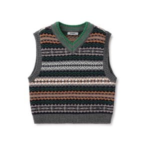 루즈핏 니트 VEST (R2341K401_37)