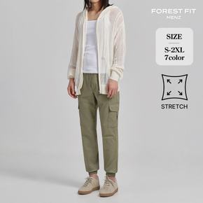 맨즈 / 남성 조거 스판 밴딩 카고 면바지 (MP2507)