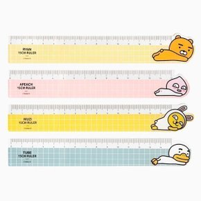 15cm 방안자 캐릭터 눈금자 직자 학용자