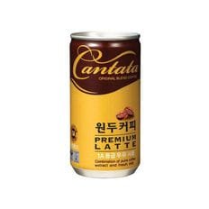 디저트 커피 음료수 롯데칠성 칸타타 캔 프리미엄 라떼 175ml x 30 커