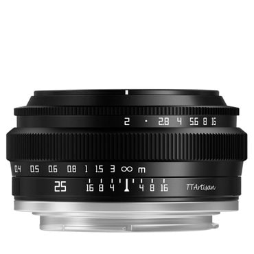  TTArtisan 25mm F2.0 후지필름 X마운트 렌즈 블랙