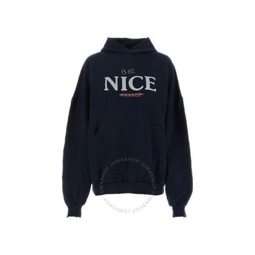 발렌시아가 Be Nice 프린트 후디 후드티 브랜드 사이즈 1 (Small) 761458 TPVE5 4140 97289373