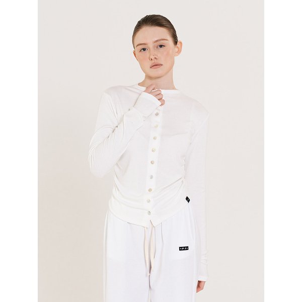 Compact Slim Cardigan 화이트