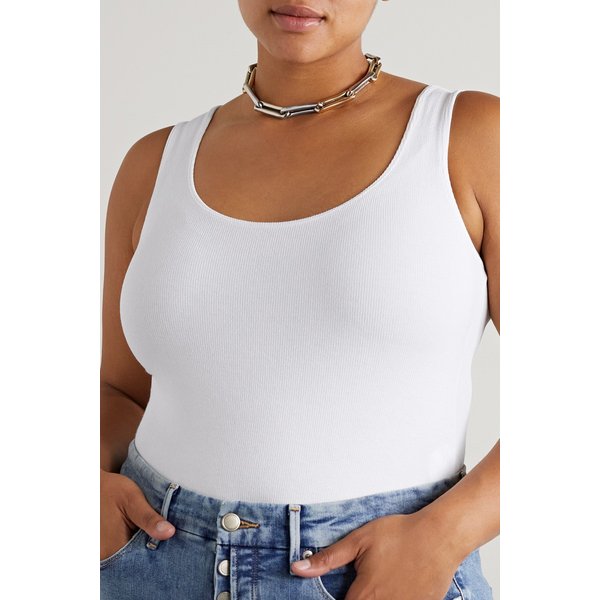 굿아메리칸 필 굿 리브 코튼 블렌드 바디수트 1647597298620430