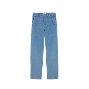 [메종 키츠네] Jeans MM01113WW5023P413 LIGHT STONE INDIGO