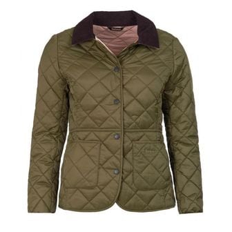 바버 Deveron Quilted Jacket - OlivePale Pink LQU1012 OL51 데브론 퀼트 자켓