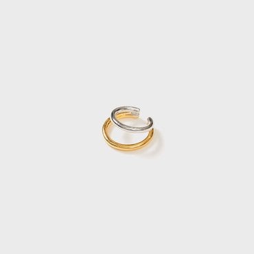 EENK Double Ear Cuff - Silver/Gold