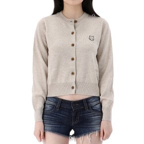 국내배송 24SS 메종키츠네 볼드 폭스헤드 패치 레귤러 가디건 MW00508KT1036 LIGHTBEIGE