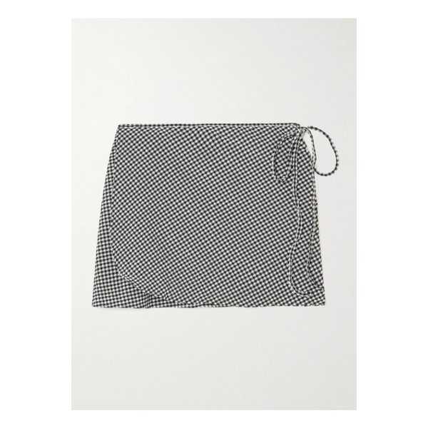 훈자 지 깅엄 시어서커 파레오 블랙 46376663162856445