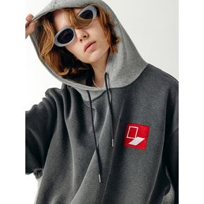 Door`Box Sweat Hoody (Mix-Chacoal)