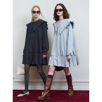 DEW E DEW E 빅카라 드레스 (2 컬러)