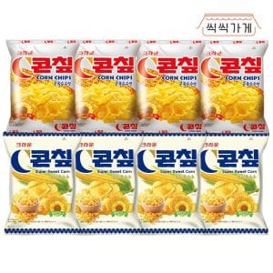 씩씩가게 콘칩 70g x 4ea + 콘칩 초당옥수수 70g x 4ea