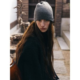 레이스 Wool Beanie_Charcoal