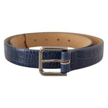 이스퀘어 4812789 Dolce  Gabbana Elegant Genuine Crocodile Leather Mens Belt