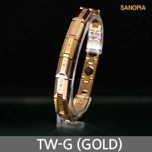 큐케어 사노피아 게르마늄 텅스텐 팔찌 TW-G (골드)