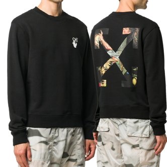 오프화이트 [OFFWHITE] 20FW 파스칼 애로우 맨투맨 슬림 OMBA025F20FLE0041001