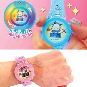 체인지 라이팅 코디워치/캐릭터 패션 전자 시계