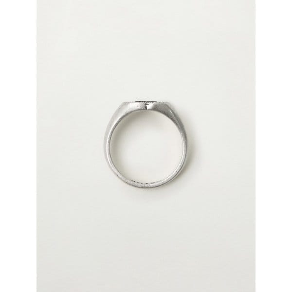 S 로고 하트 시그넷 링_실버