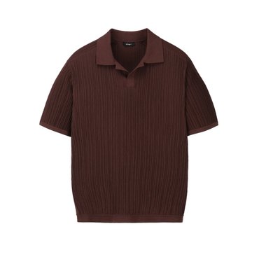 알레그리 《Summer Knit Pleats》카라넥 니트 (ARSW5B406W2)