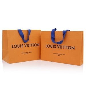 LOUIS VUITTON [중고명품] 럭스애비뉴 루이비통 쇼핑백 2장 명품쇼핑백 신형 미니*