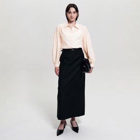 릴리 퍼프 슬리브 블라우스_핑크 / LILY PUFF SLEEVE BLOUSE_PINK