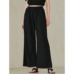 Wide Banding Pants - Black