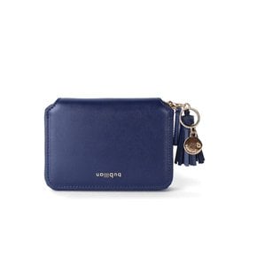 Mini Zipper Wallet _ Navy