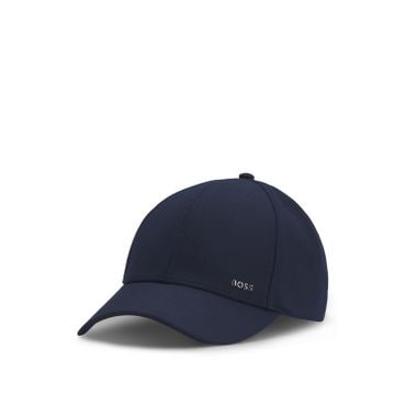 BOSS [FA25] 로고 패치 니트 피케 캡 다크 블루(50544408404)
