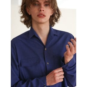 OVERSIZED STRING SHIRTS JACKET NAVY