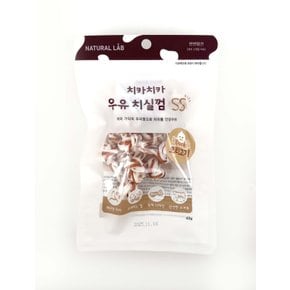 치카치카 우유 치실껌 SS 오리고기 42g (6g X 7ea)