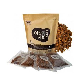 반려동물용품 아침애사료 가수분해 강아지 수제사료 한우 800g 애완용품