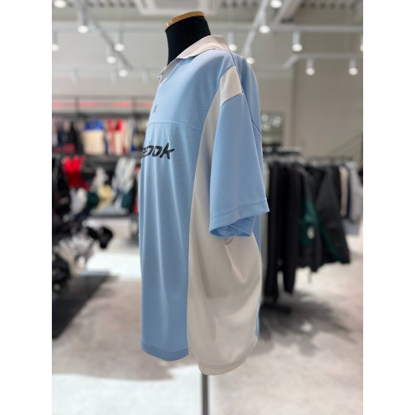 [여주점] RETS5ER36B1  스포츠 저지 컬러 블록 반팔  남녀공용티셔츠