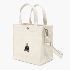 베어파우(BEARPAW) 에코백 BEARPAW SQUARE ECOBAG 크림 화이트ECOBG001PA