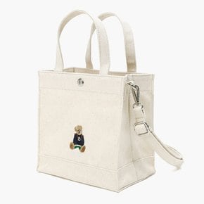 베어파우(BEARPAW) 에코백 BEARPAW SQUARE ECOBAG 크림 화이트ECOBG001PA