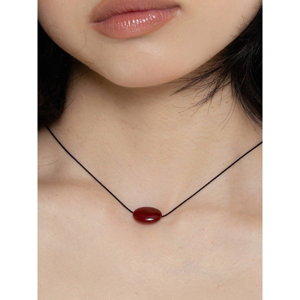 oval jamano string necklace