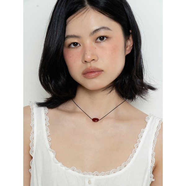 oval jamano string necklace