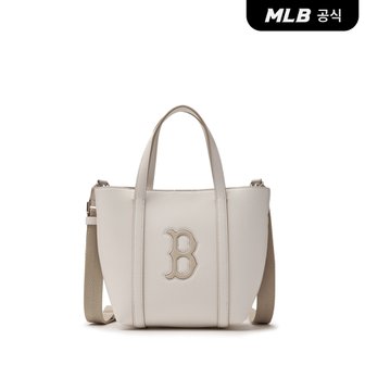 MLB [코리아공식] 베이직 PU 윈도우 토트백 BOS (D.Cream)