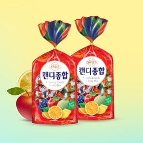 CW 청우 캔디종합 500g x 2봉 / 사탕 다양한맛