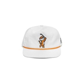 말본 타이거 버킷 스냅백 화이트 MALBON Tiger Buckets Snapback