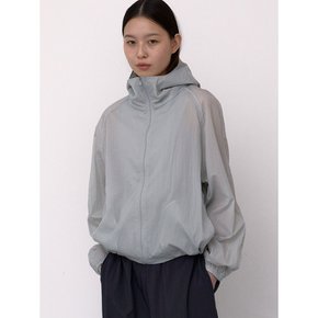 [5차] Nylon Hood Jumper (Light Grey)