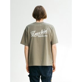 Knockin Printed Logo Tee Khaki