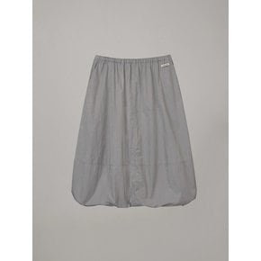 VOLUME LONG SKIRT_ASH GRAY