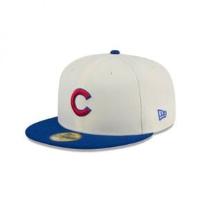 [해외] 1056211 뉴에라 모자 MLB [시카고 컵스] Chrome 59FIFTY Hat