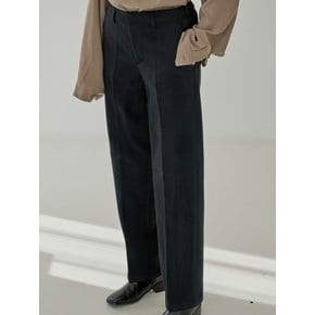 WOOL TOUCH SEMI WIDE SLACKS_BLACK