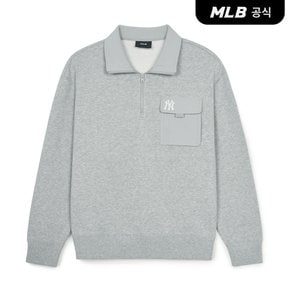 [코리아공식] 베이직 고프코어 우븐믹스 아노락 맨투맨 NY (MG)