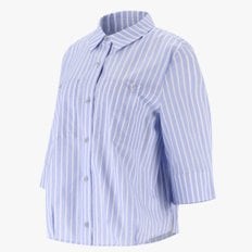 PAT 7부소매 캐주얼 크롭 셔츠 QK41501
