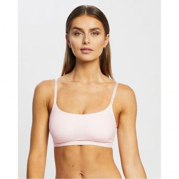 이스퀘어 4811474 Calvin Klein Invisibles Comfort Lightly Lined Bralette - Nymphs Thigh