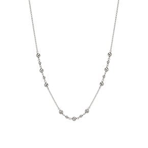 SILVER 바리아토 화이트 목걸이 S-FANN026W