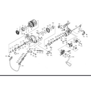 (DAIWA) 17 2004H (2-8) 8 128A78 00055996128A78 다이와 정품 부품 세오리 스풀 부품 번호 부품